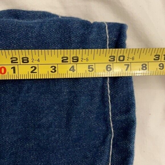 Carhartt Relaxed Fit Flame Resistant Denim Blue Jeans Mens 40 x 30 - Picture 8 of 15